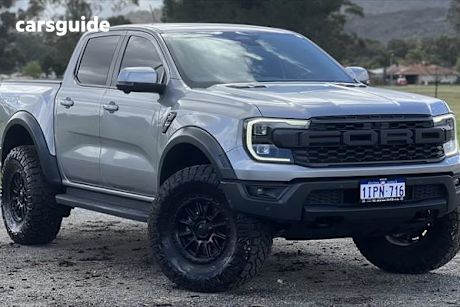 Silver 2022 Ford Ranger Double Cab Pick Up Raptor 3.0 (4X4)