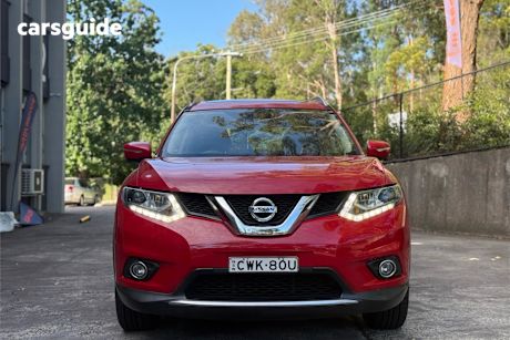 Red 2014 Nissan X-Trail Wagon Ti (4X4)