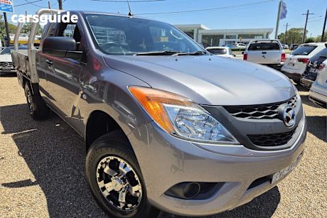 Grey 2014 Mazda BT-50 Freestyle Cab Chassis Xt (4X2)