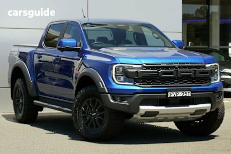 Blue 2024 Ford Ranger Double Cab Pick Up Raptor 3.0 (4X4)