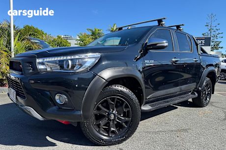 Black 2017 Toyota Hilux Dual Cab Utility Sr5 (4X4)