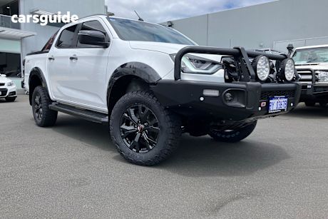 White 2023 Isuzu D-MAX Crew Cab Utility X-Terrain (4X4)