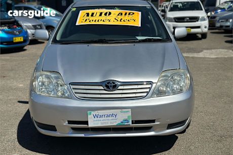 Silver 2001 Toyota Corolla Hatchback Ascent Seca