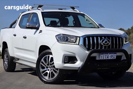 White 2021 LDV T60 Double Cab Utility Mega Tub (4X4)