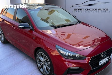Red 2019 Hyundai I30 Hatchback N Line Premium