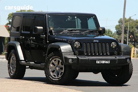 Black 2013 Jeep Wrangler Softtop Unlimited Rubicon (4X4)