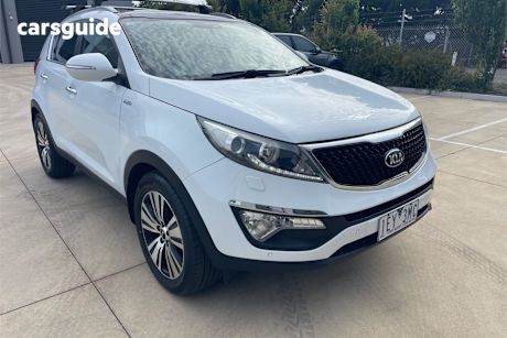 White 2015 Kia Sportage Wagon Platinum (Awd)