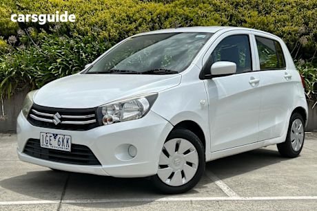 White 2015 Suzuki Celerio Hatchback