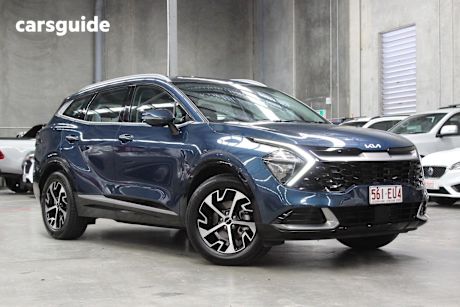 Blue 2022 Kia Sportage Wagon Sx (Awd)