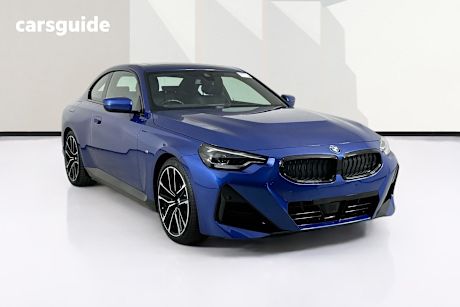 Blue 2023 BMW 220I Coupe M Sport