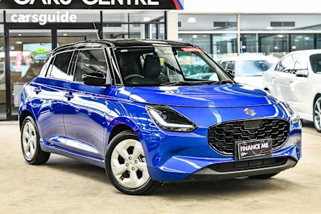 Blue 2025 Suzuki Swift Hatchback Hybrid Plus