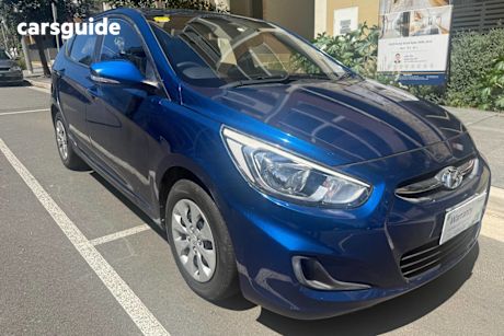 Blue 2016 Hyundai Accent Hatchback Active