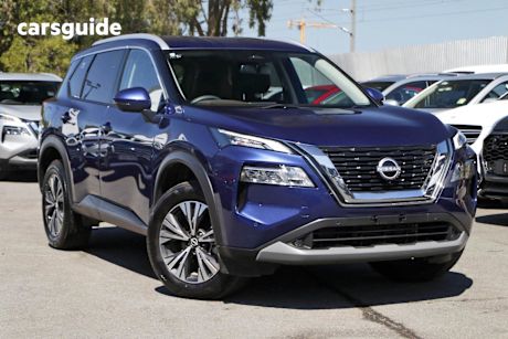 Blue 2024 Nissan X-Trail Wagon St-L (4Wd) 7 Seat