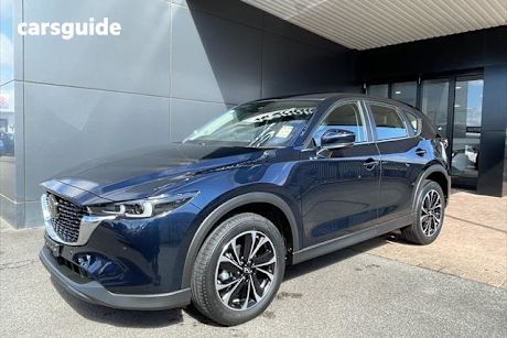 Blue 2025 Mazda CX-5 Wagon G25 Touring (Fwd)