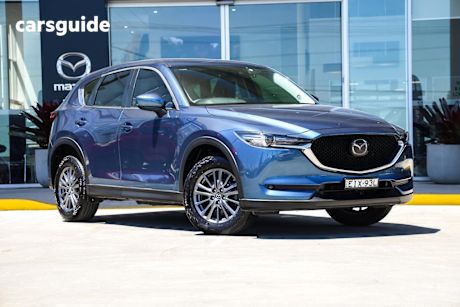 Blue 2020 Mazda CX-5 Wagon Maxx Sport (4X4)