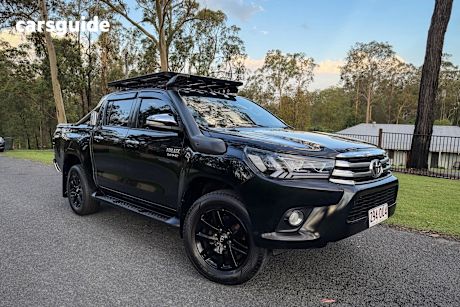 Black 2016 Toyota Hilux Dual Cab Utility Sr5 (4X4)