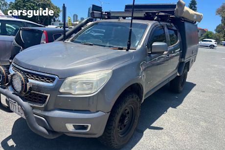 Grey 2013 Holden Colorado Crew Cab Pickup Lt (4X4)