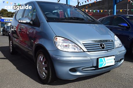 Blue 2004 Mercedes-Benz A160 Hatchback Lwb Classic