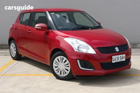 Red 2014 Suzuki Swift Hatchback Gl