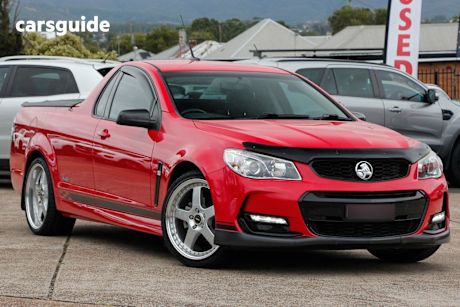 Red 2016 Holden UTE Utility Sv6 Black Edition