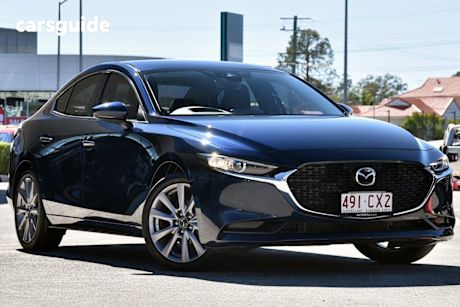 Blue 2021 Mazda 3 Sedan G20 Evolve