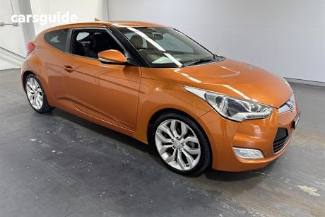 Orange 2012 Hyundai Veloster Coupe