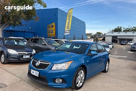 Blue 2013 Holden Cruze Hatchback Sri