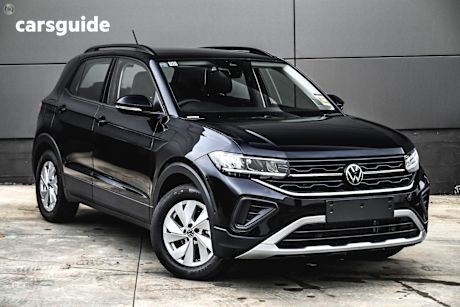 Black 2024 Volkswagen T-Cross Wagon 85Tfsi Life