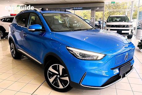 Blue 2023 MG ZS EV Wagon Long Range