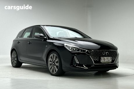 Black 2018 Hyundai I30 Hatchback Sr Premium
