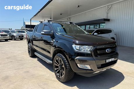 Black 2018 Ford Ranger Dual Cab Pick-up Wildtrak 3.2 (4X4)