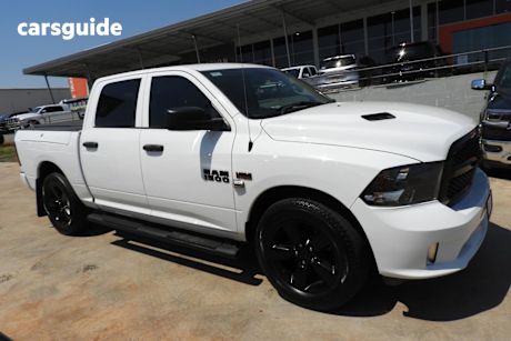 White 2021 RAM 1500 Crew Cab Utility Express Rambox