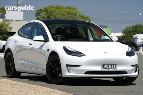 White 2022 Tesla Model 3 Sedan Long Range