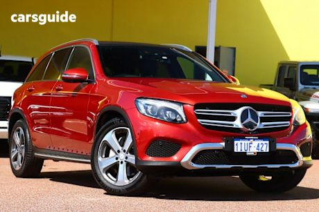 Red 2015 Mercedes-Benz GLC250 Wagon