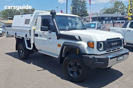 White 2024 Toyota Landcruiser Cab Chassis Lc79 Gxl