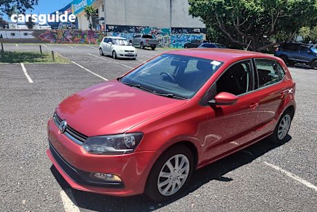 Red 2015 Volkswagen Polo Hatchback 66 Tsi Trendline