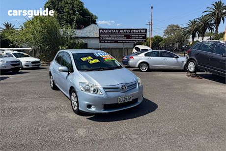 Blue 2010 Toyota Corolla Hatchback Ascent
