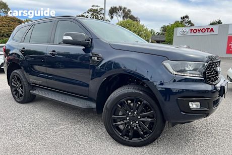 Blue 2021 Ford Everest Wagon Sport (4Wd)