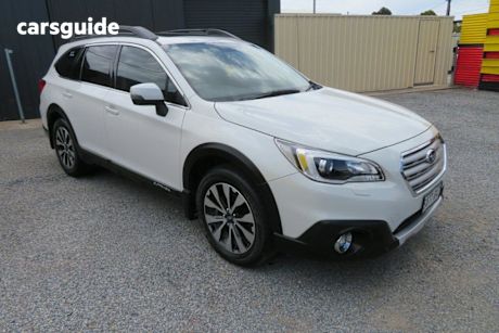 White 2015 Subaru Outback Wagon 2.0D Premium
