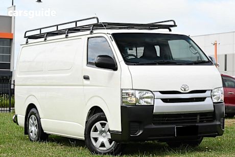 White 2014 Toyota HiAce Van Lwb
