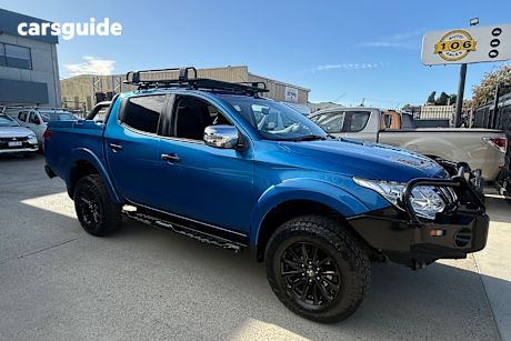 Blue 2016 Mitsubishi Triton Dual Cab Utility Gls (4X4)