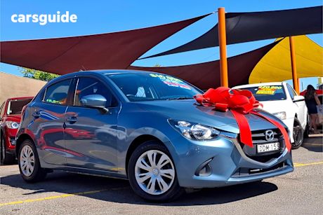 Blue 2016 Mazda 2 Hatchback Neo