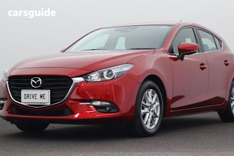 Red 2018 Mazda 3 Hatchback Maxx Sport
