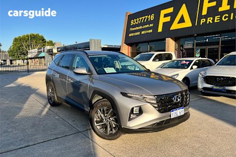 Silver 2021 Hyundai Tucson Wagon Elite (Awd)