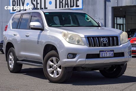 Silver 2010 Toyota Landcruiser Prado SUV GXL 4X4