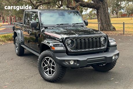 Black 2025 Jeep Gladiator Dual Cab Utility Rubicon (4X4)