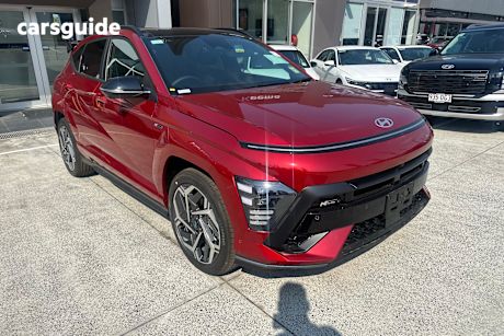 Red 2025 Hyundai Kona Wagon Premium N Line