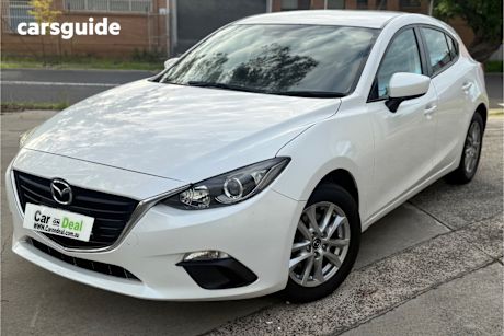 White 2015 Mazda 3 Hatchback Neo