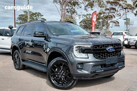 Grey 2024 Ford Everest Wagon Sport (Rwd)