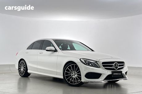 White 2015 Mercedes-Benz C250 Sedan